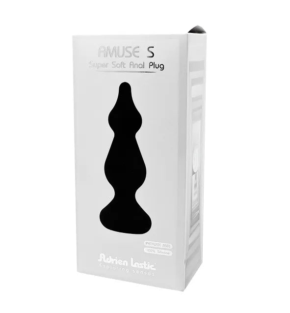 Adrien Lastic Amuse Black Silicone Plug - S - Take A Peek