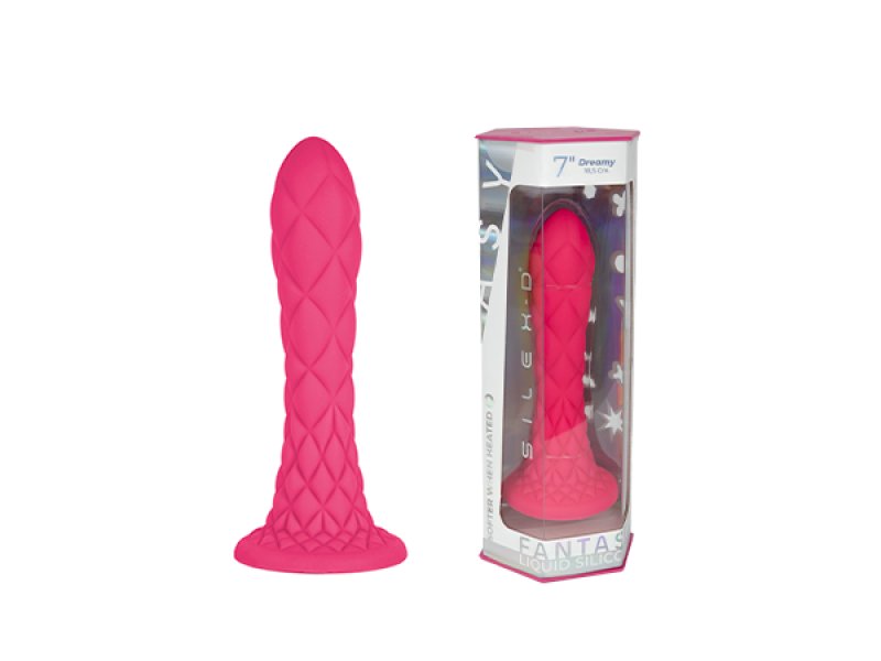 SILEXD 7in FANTASY LIQUID SILICONE DREAMY PINK-240718