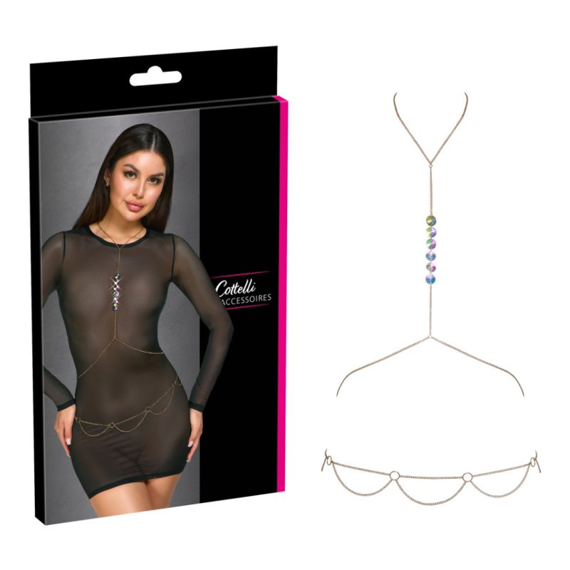 Cottelli Body Chain Gold-2450429