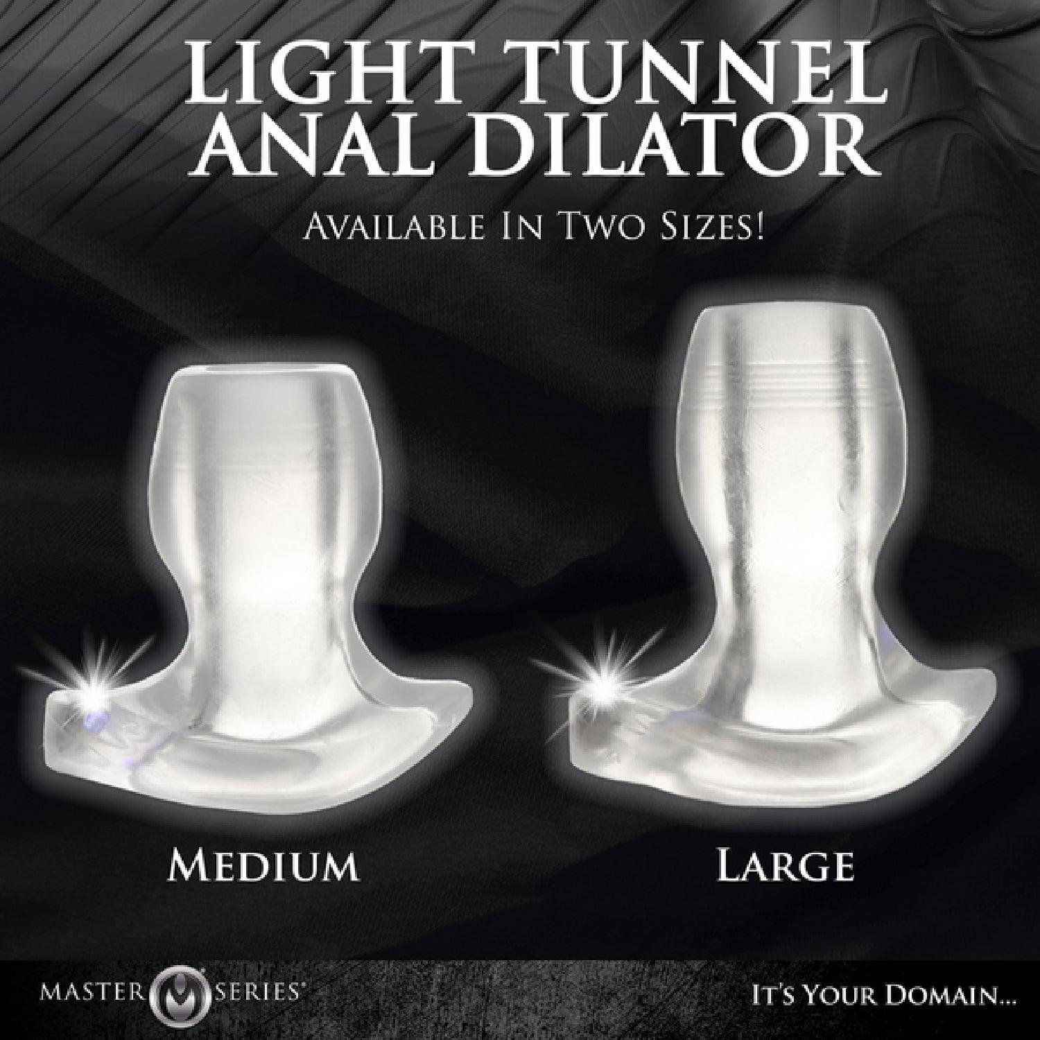 Light-Tunnel Light-Up Anal Dilator - Large - Take A Peek