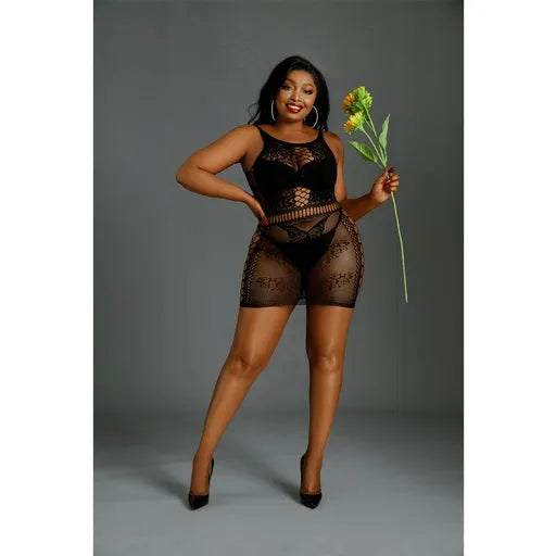 Moonlight Plus Model 01 Black Dress - Take A Peek
