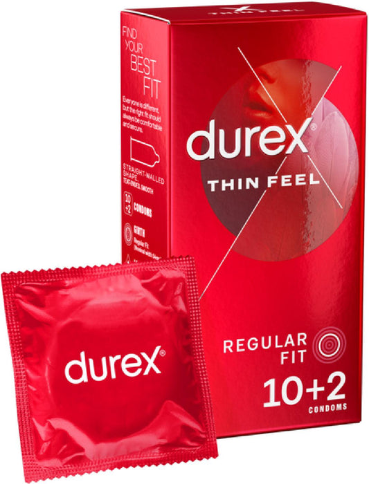 Thin Feel Regular Fit Condoms 10's 2 Free - Take A Peek