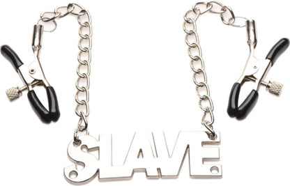 Enslaved Slave Chain Nipple Clamps - Take A Peek