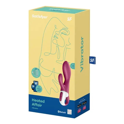 Satisfyer Heated Affair Warming Rabbit Vibrator - Take A Peek