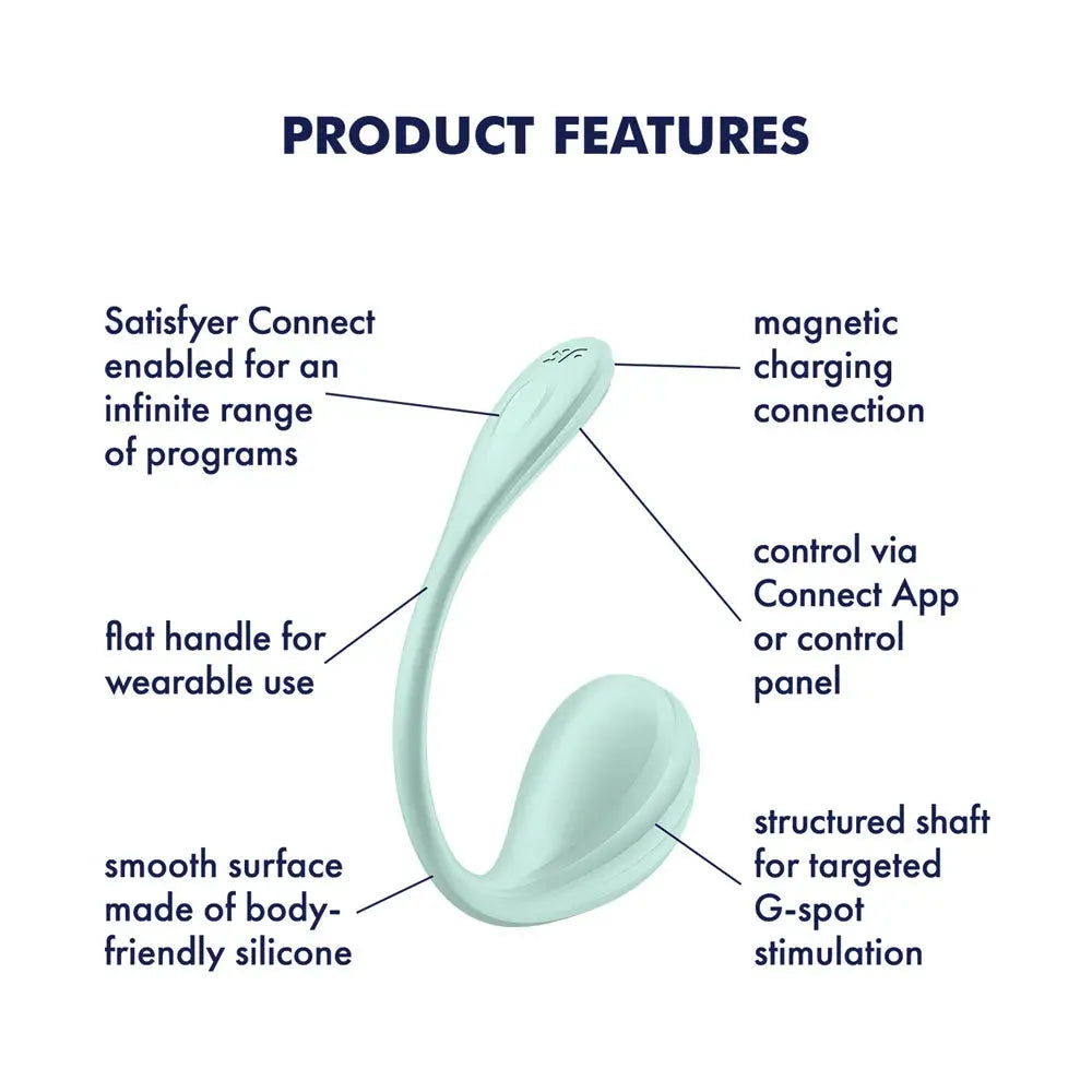 Satisfyer Smooth Petal - Mint - Take A Peek