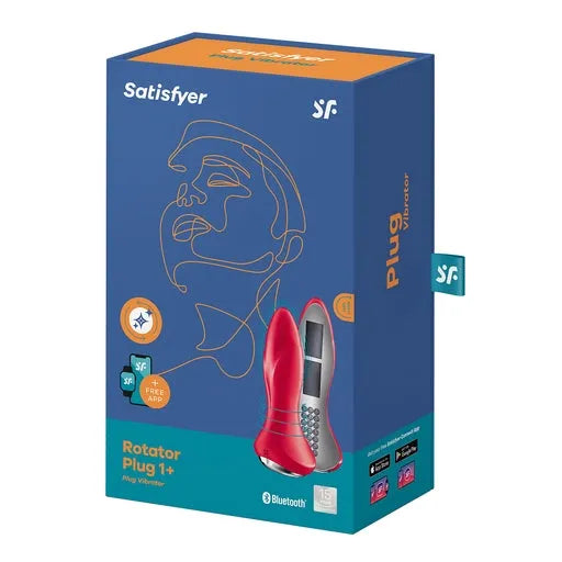 Satisfyer Rotator Plug 1+ red - Take A Peek