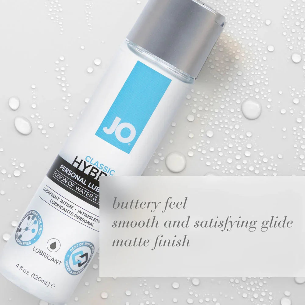JO Classic Hybrid - Hybrid Lubricant - 120 ml Bottle - Take A Peek