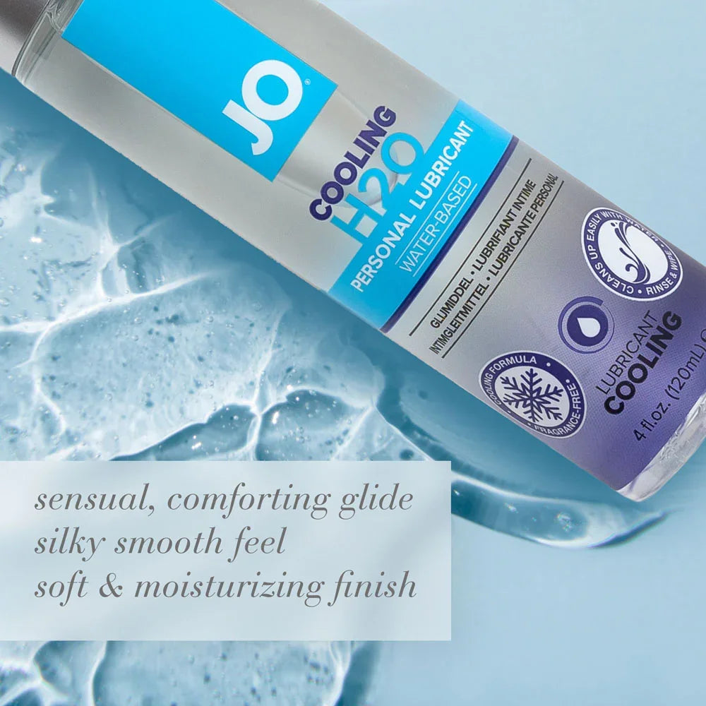 JO H2O Cooling Lube - 60 mL - Water Based Cooling Lubricant - 60 ml Bottle - Take A Peek