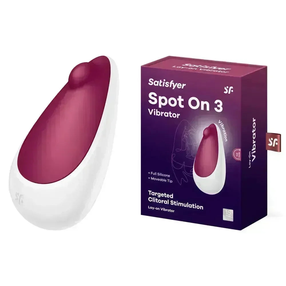Satisfyer Spot On 3 - Berry USB Rechargeable Stimulator - Take A Peek