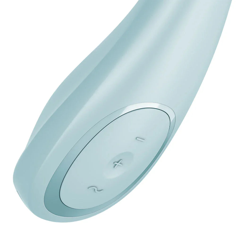 Satisfyer G-Spot Wave 2 - Ice Blue - Ice Blue 23.6 cm USB Rechargeable Flicking Tip Vibrator