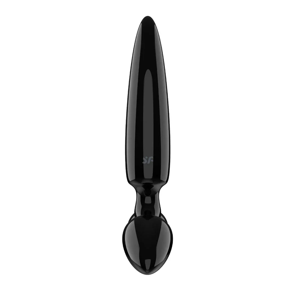 Satisfyer Triple Crystal 1 - - Glass 3-in-1 Butt Plug - Take A Peek