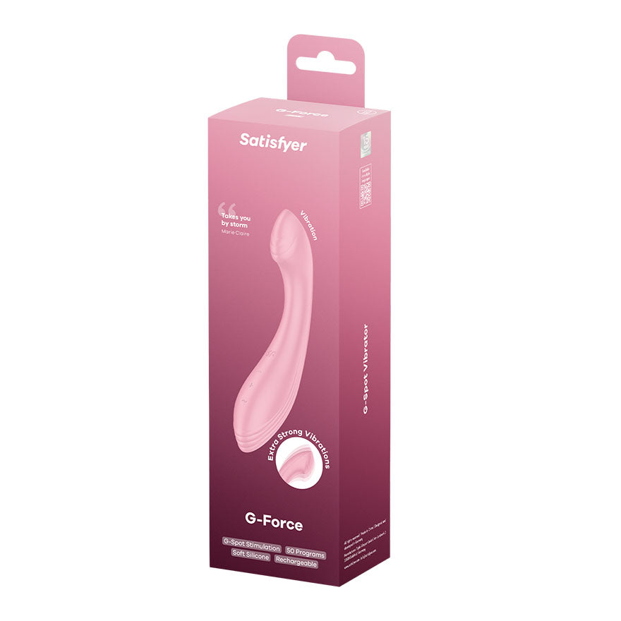 Satisfyer G-Force - Pink - Pink USB Rechargeable Vibrator