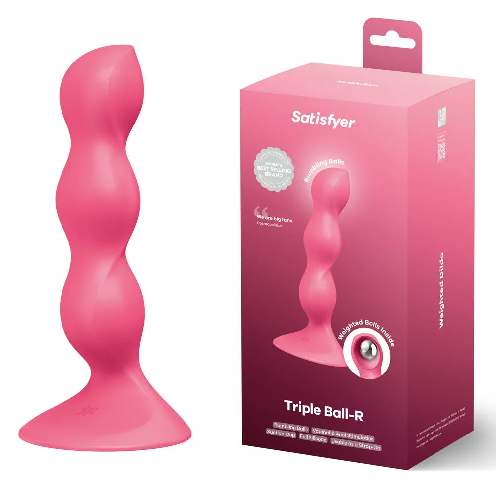 Satisfyer Triple Ball-R - - Beaded Anal Plug - Take A Peek