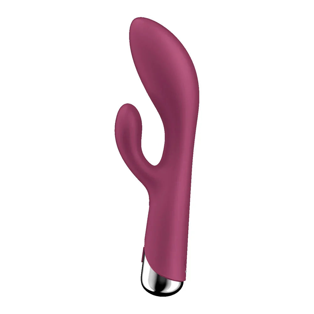 Satisfyer Spinning Rabbit 1 - - 20 cm USB Rechargeable Rotating Rabbit Vibrator - Take A Peek