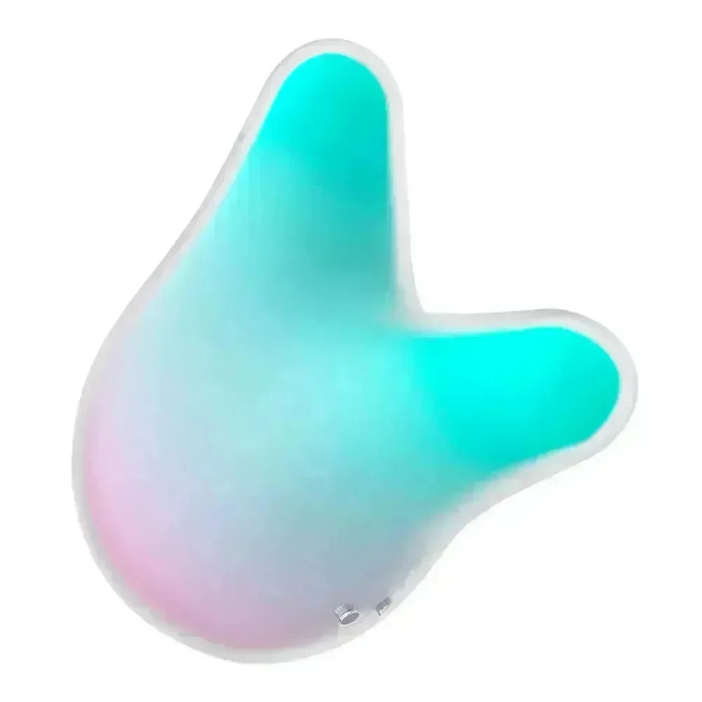 Satisfyer Mermaid Vibes - Mint/Pink - Mint/Pink USB Rechargeable Air Pulse Stimulator - Take A Peek