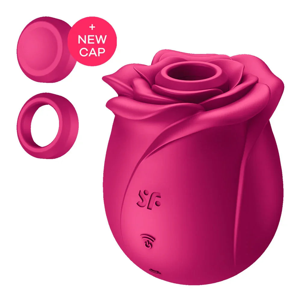 Satisfyer Pro 2 Classic Blossom - USB Rechargeable Air Pulse Rose Stimulator - Take A Peek