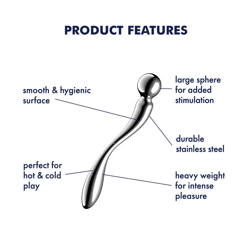 Satisfyer Star Force 2 - Steel 22 cm Dildo - Take A Peek
