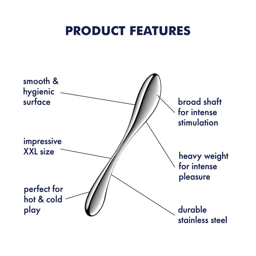 Satisfyer Star Force 3 - Steel 27 cm Dildo - Take A Peek
