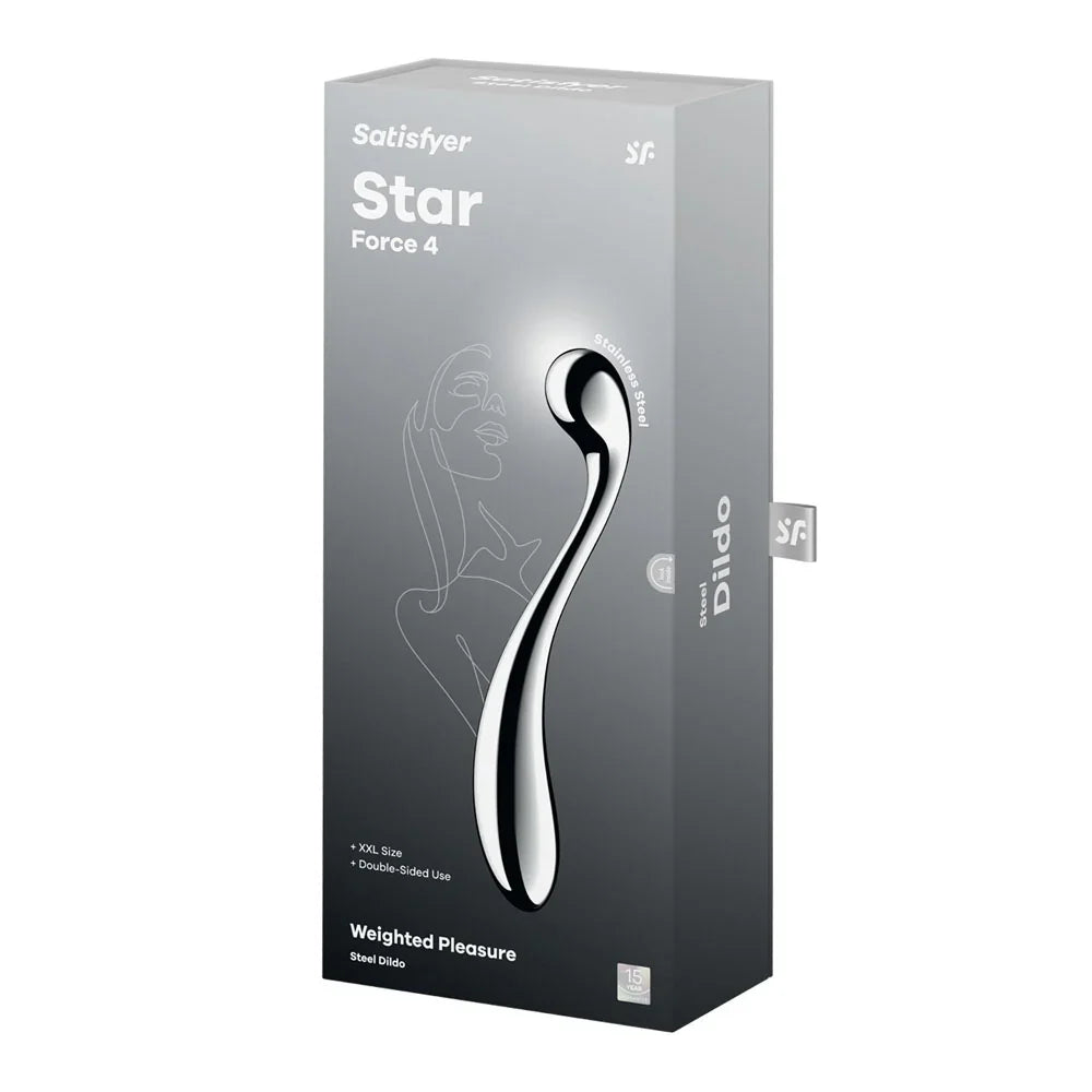 Satisfyer Star Force 4 - Steel 26 cm Dildo - Take A Peek