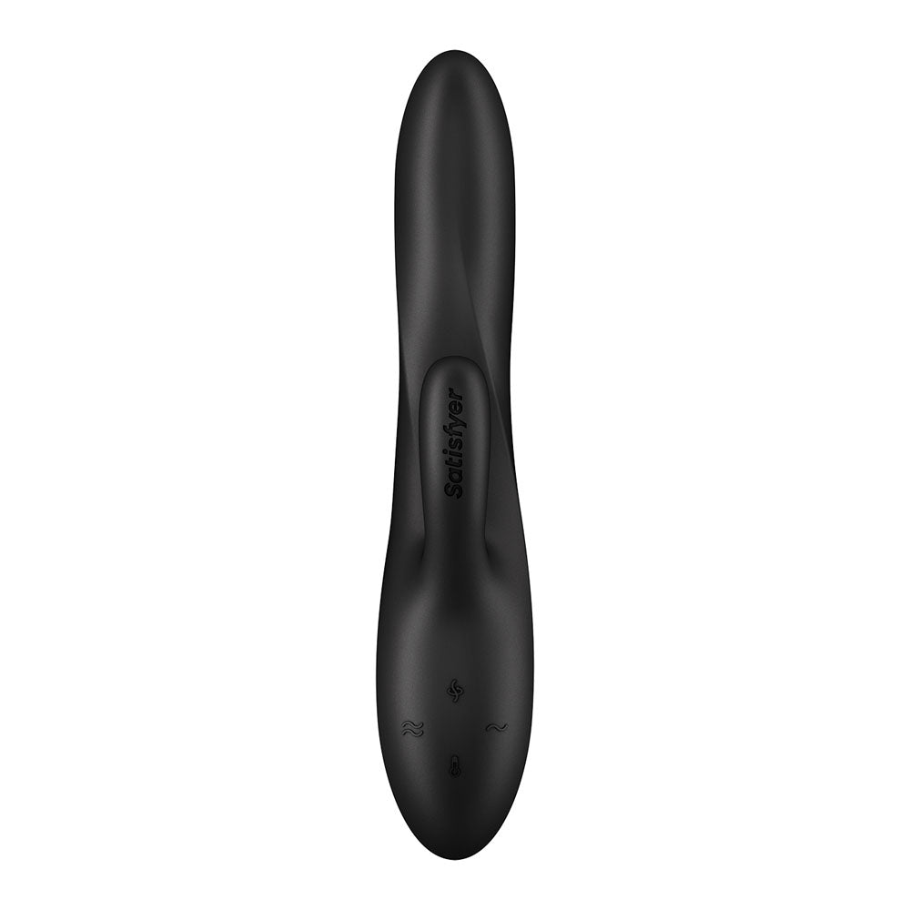 Satisfyer Heat Flex 3 - 23 cm USB-C Rechargeable Warming and Rotating Rabbit Vibrator - Take A Peek