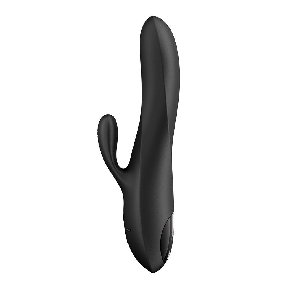 Satisfyer Heat Flex 3 - 23 cm USB-C Rechargeable Warming and Rotating Rabbit Vibrator - Take A Peek