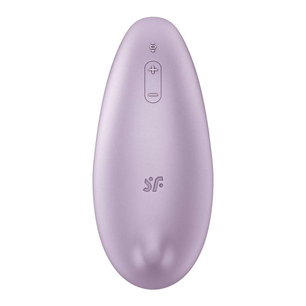 Satisfyer Tap & Roll - Violet USB Rechargeable Tapping & Rolling Stimulator - Take A Peek