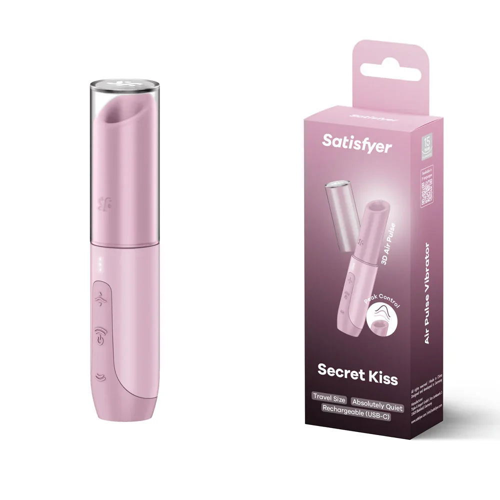 Satisfyer Secret Kiss - Lilac USB Rechargeable Air Pulse Stimulator - Take A Peek
