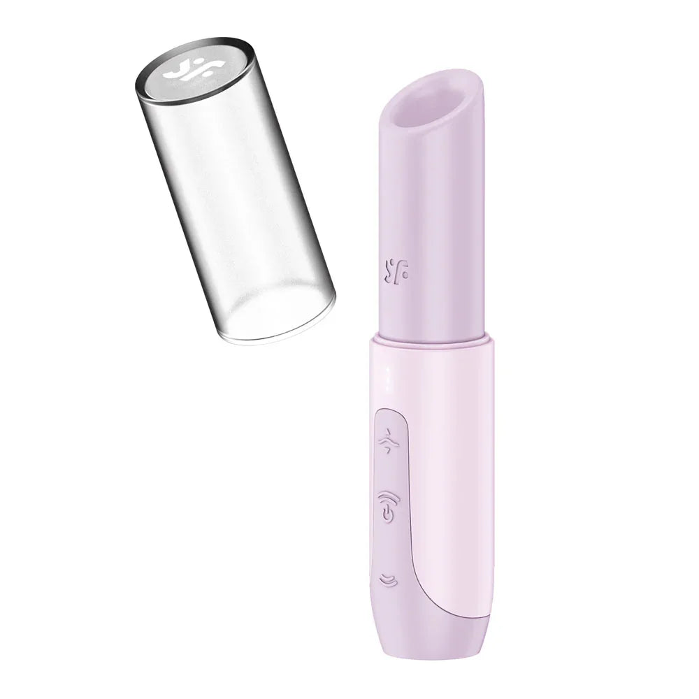 Satisfyer Secret Kiss - Lilac USB Rechargeable Air Pulse Stimulator - Take A Peek