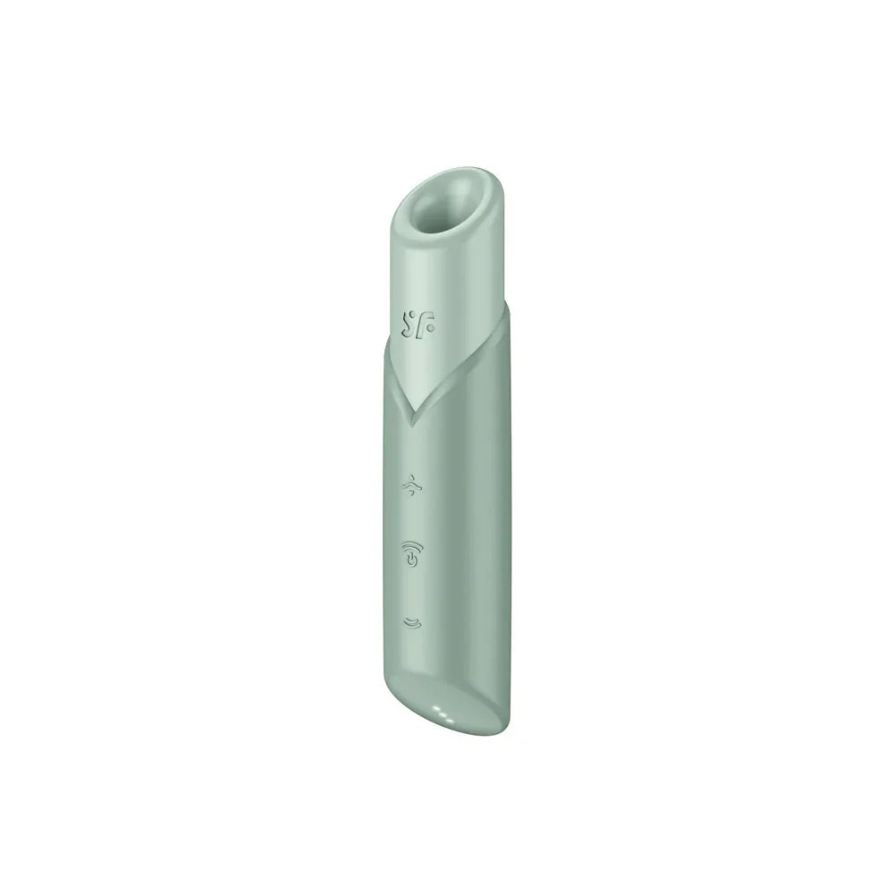 Satisfyer Naughty Kiss - Mint USB Rechargeable Air Pulse Stimulator - Take A Peek