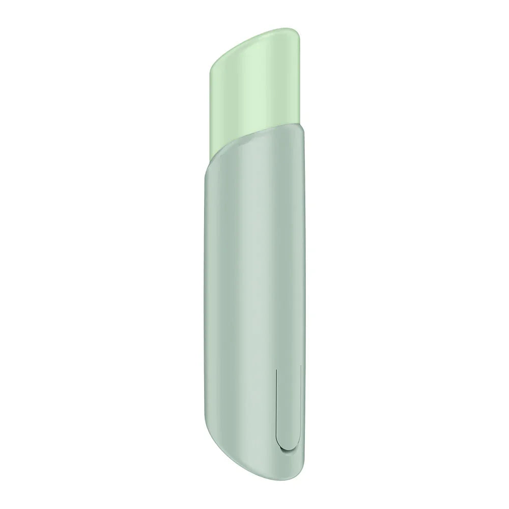 Satisfyer Naughty Kiss - Mint USB Rechargeable Air Pulse Stimulator - Take A Peek