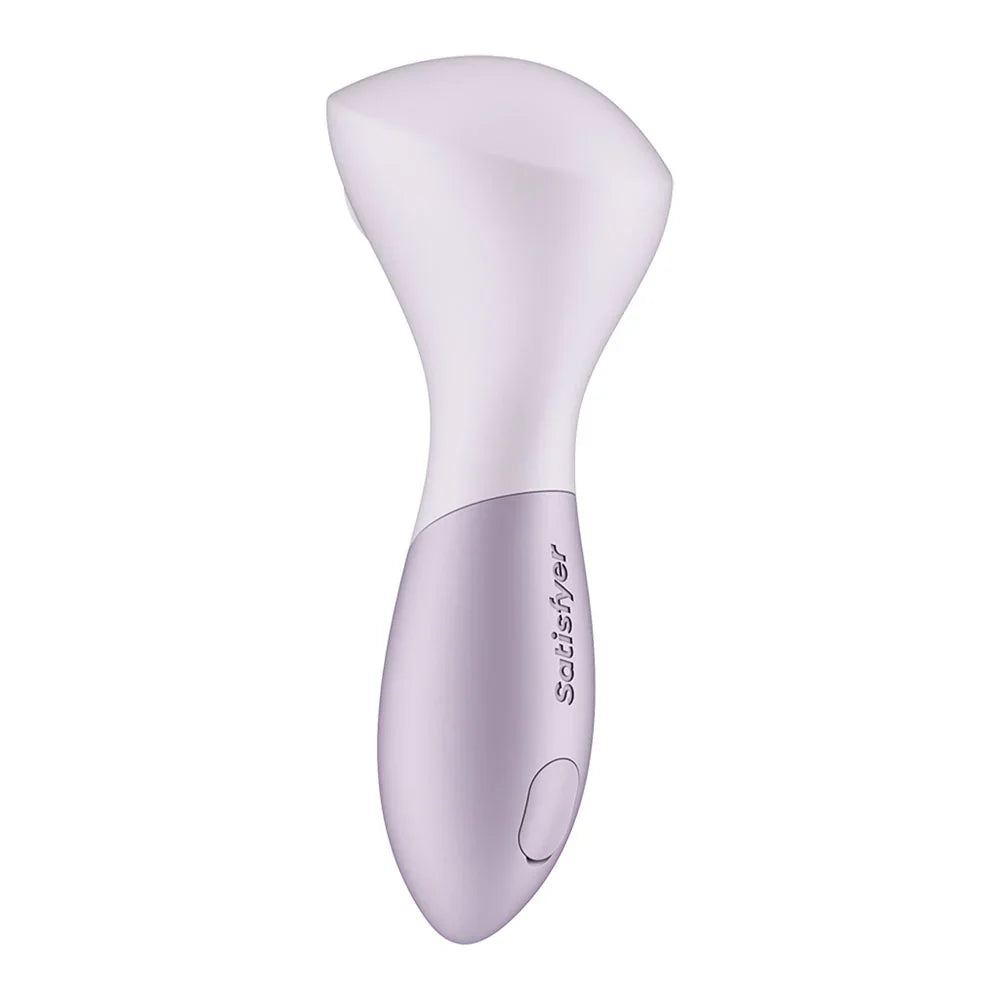 Satisfyer Wand-erful - Violet 15.8 cm USB Rechargeable Air Pulse Massage Wand - Take A Peek