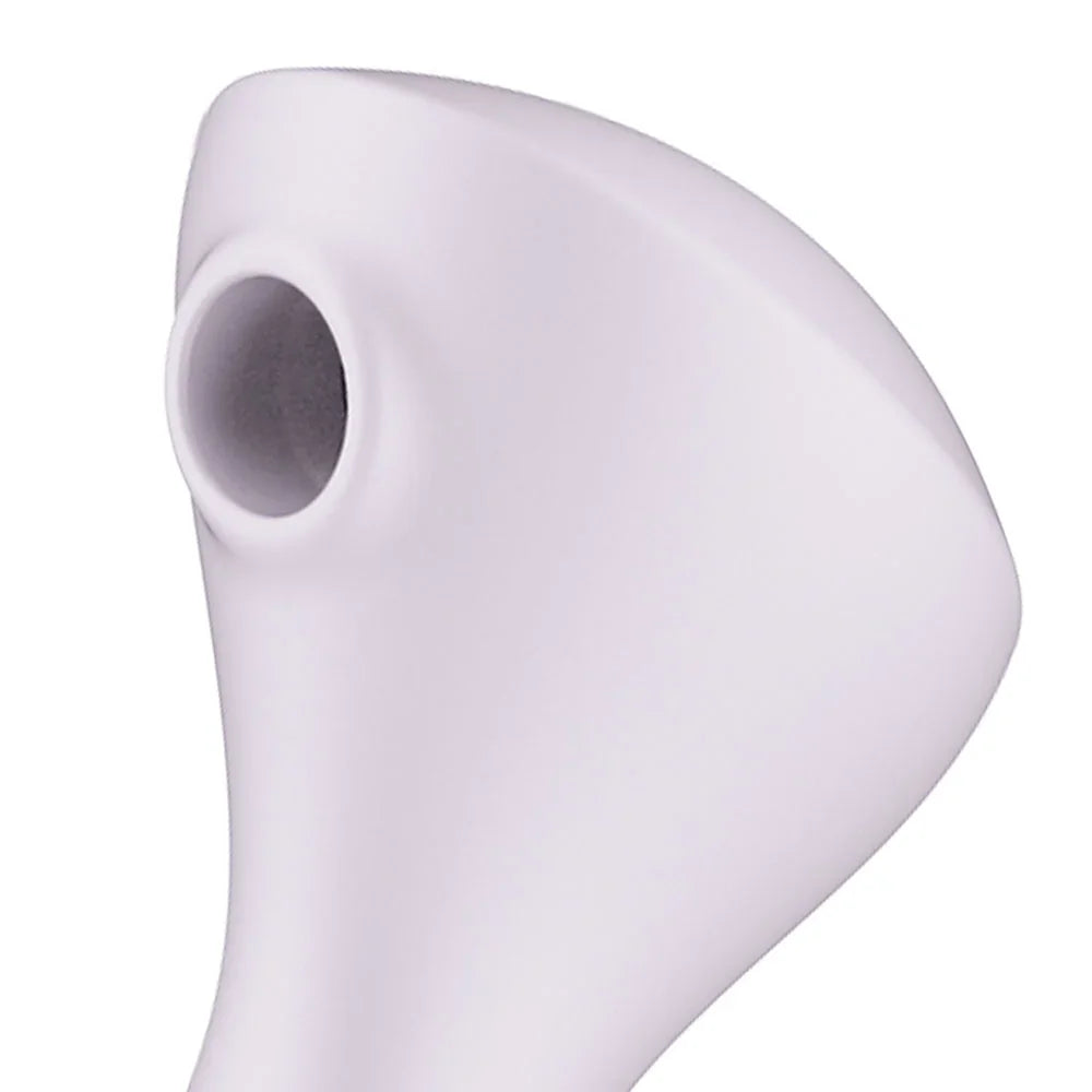 Satisfyer Wand-erful - Violet 15.8 cm USB Rechargeable Air Pulse Massage Wand - Take A Peek