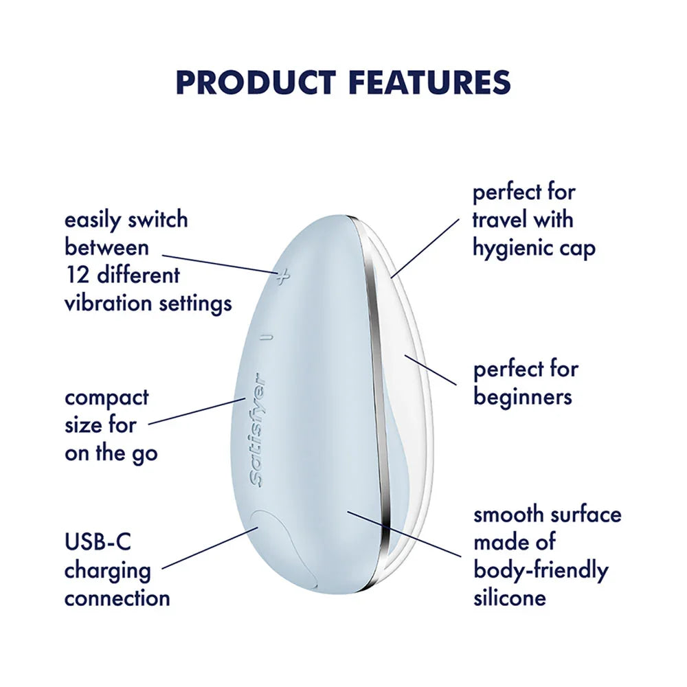 Satisfyer Drop To Go - - USB Rechargeable Clitoral Stimulator - Take A Peek
