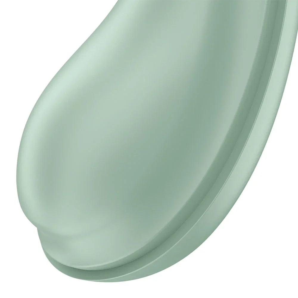 Satisfyer Drop To Go - Mint - Mint USB Rechargeable Clitoral Stimulator - Take A Peek