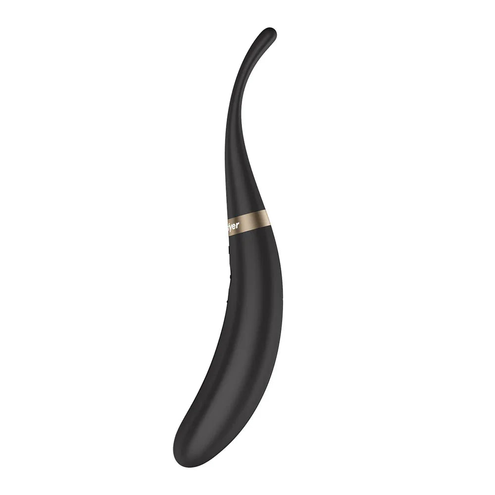 Satisfyer Tip Tease - - USB Rechargeable Vibrator with Twirling Tip - Take A Peek