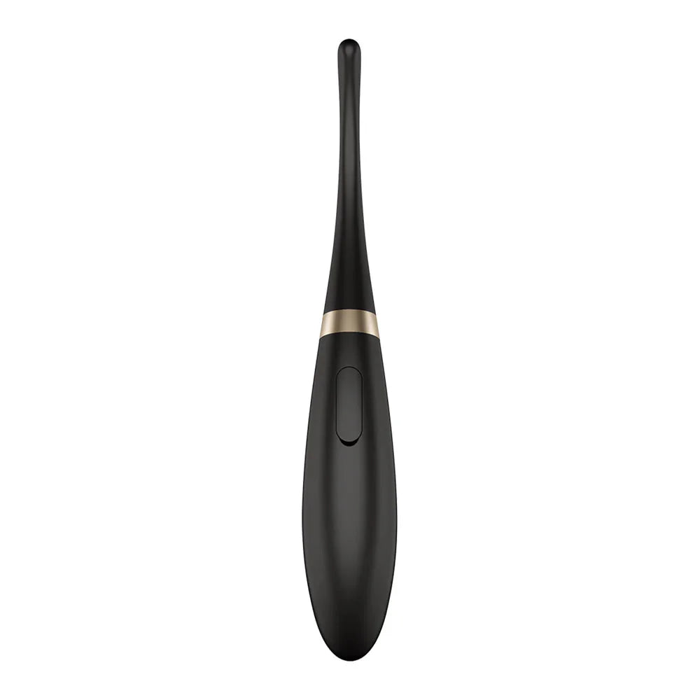 Satisfyer Tip Tease - - USB Rechargeable Vibrator with Twirling Tip - Take A Peek