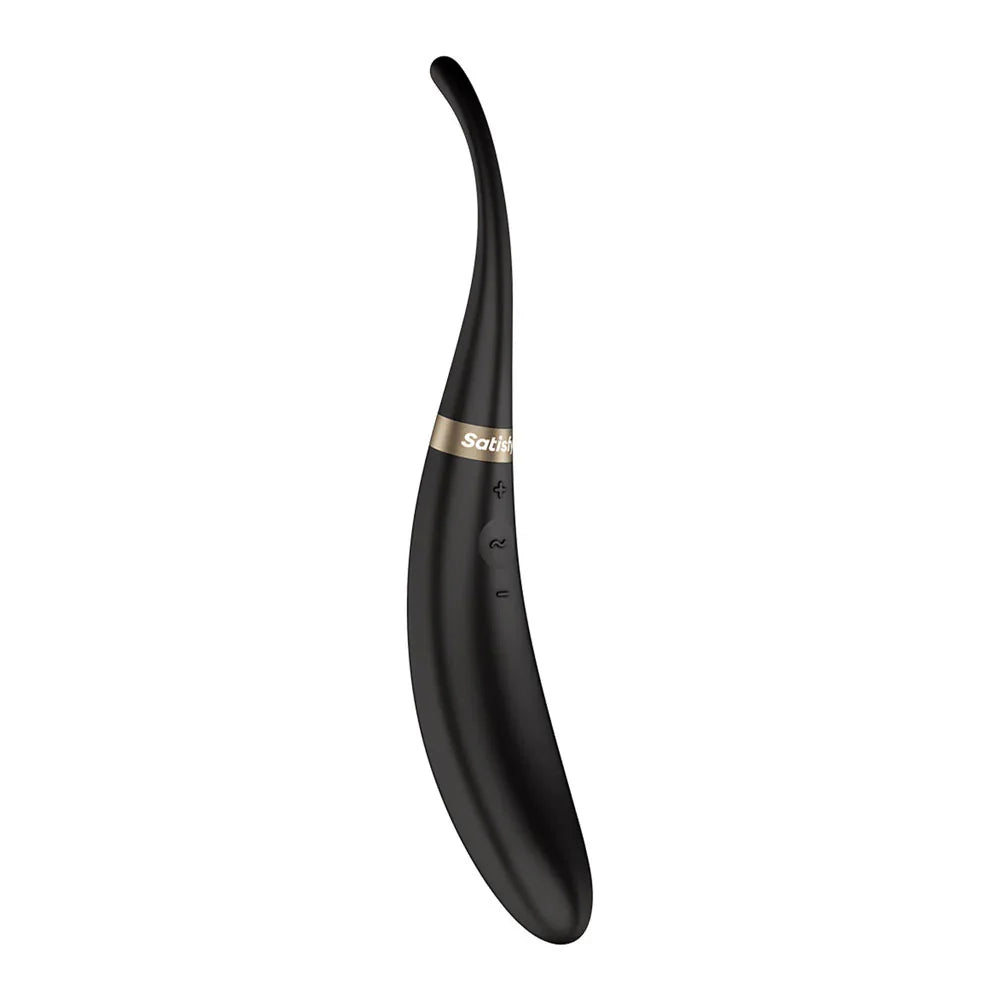Satisfyer Tip Tease - - USB Rechargeable Vibrator with Twirling Tip - Take A Peek