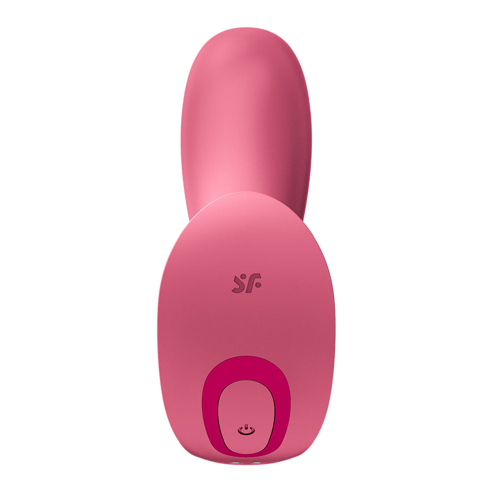 Satisfyer Top Secret+ Raspberry - Pink USB Rechargeable Wearable Vibrator with App Control - Take A Peek
