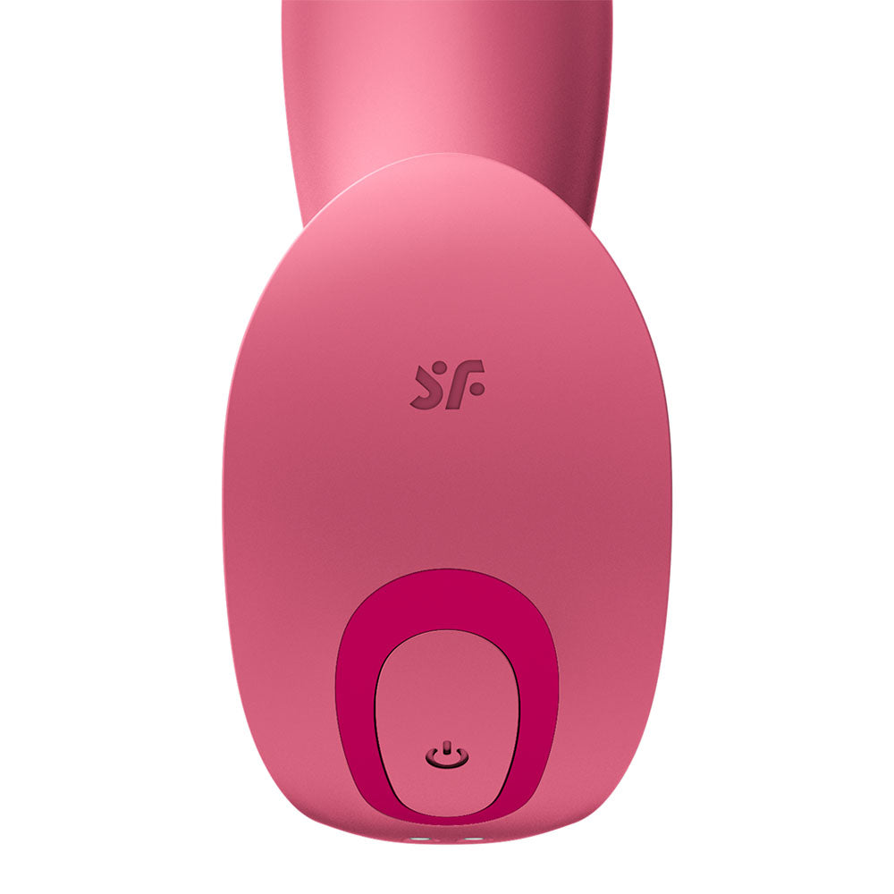 Satisfyer Top Secret+ Raspberry - Pink USB Rechargeable Wearable Vibrator with App Control - Take A Peek