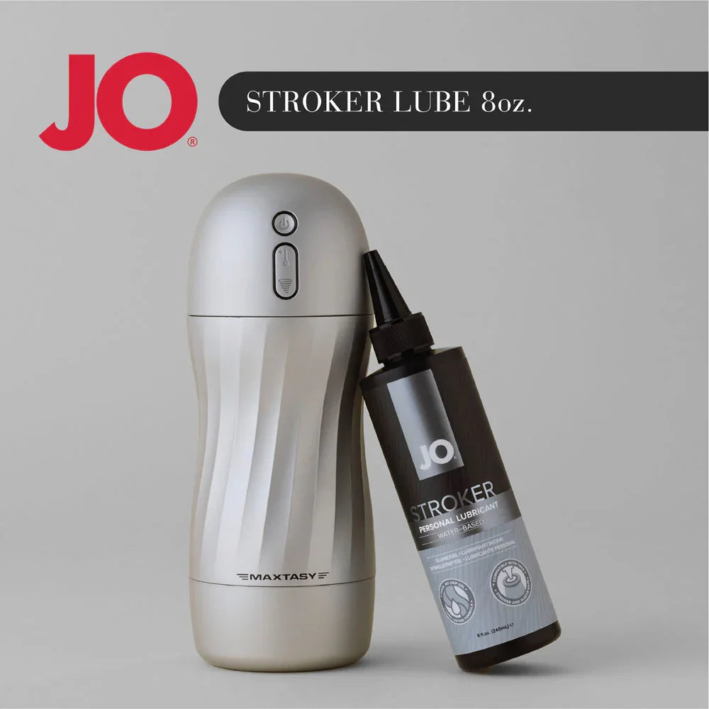 JO Stroker Lube - 240ml - Water Based Stroker Lubricant - 240 ml Bottle