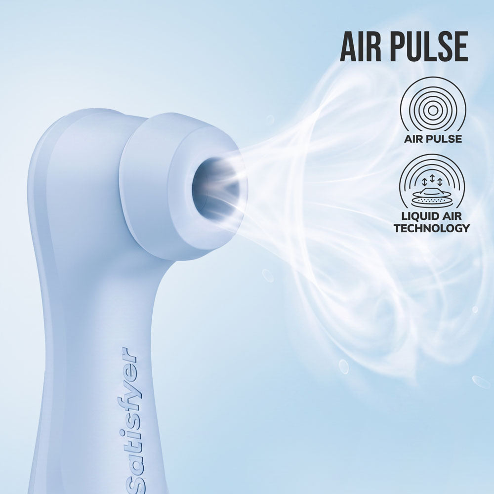 Satisfyer Pro 2 Generation 4 - Serene - Touch-Free USB-C Rechargeable Clitoral Stimulator with App Control - Take A Peek