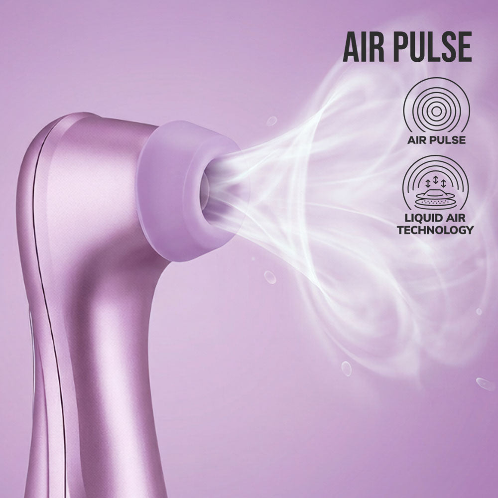 Satisfyer Pro 2 Generation 4 - Amethyst - Amethyst Touch-Free USB-C Rechargeable Clitoral Stimulator with App Control - Take A Peek