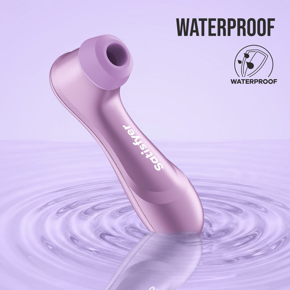 Satisfyer Pro 2 Generation 4 - Amethyst - Amethyst Touch-Free USB-C Rechargeable Clitoral Stimulator with App Control - Take A Peek