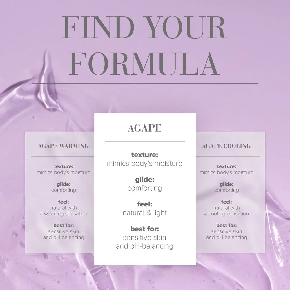 JO Agape Original Lube - 60 mL - Water Based Lubricant for Sensitive Skin - 60 ml Bottle - Take A Peek