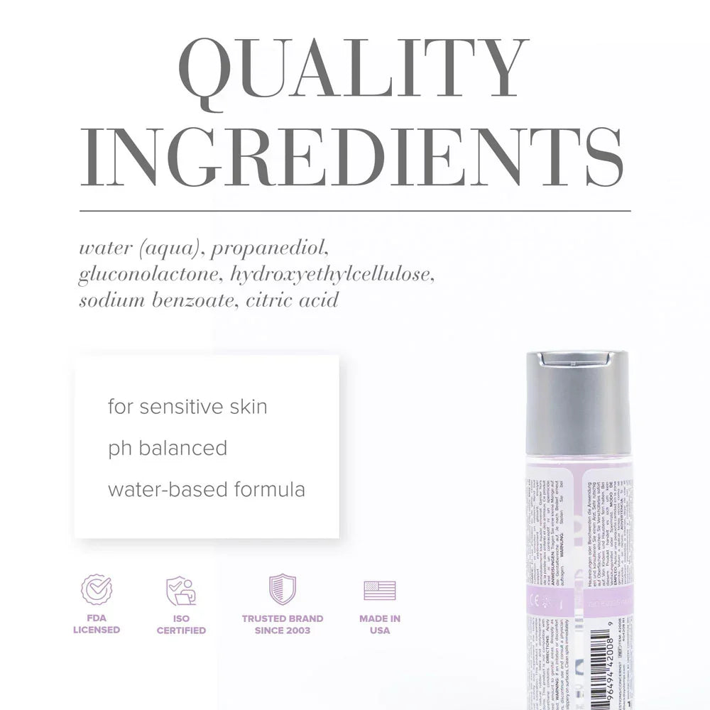 JO Agape Original Lube - 60 mL - Water Based Lubricant for Sensitive Skin - 60 ml Bottle - Take A Peek