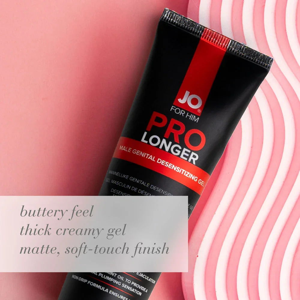 JO Prolonger Gel - 60 mL - Penis Desensitising Gel - 60 ml Tube - Take A Peek