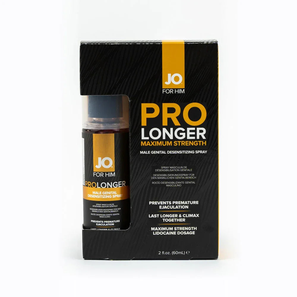 JO Prolonger Spray - 60 mL - Desensitising Spray for Men - 60 ml Spray Bottle - Take A Peek
