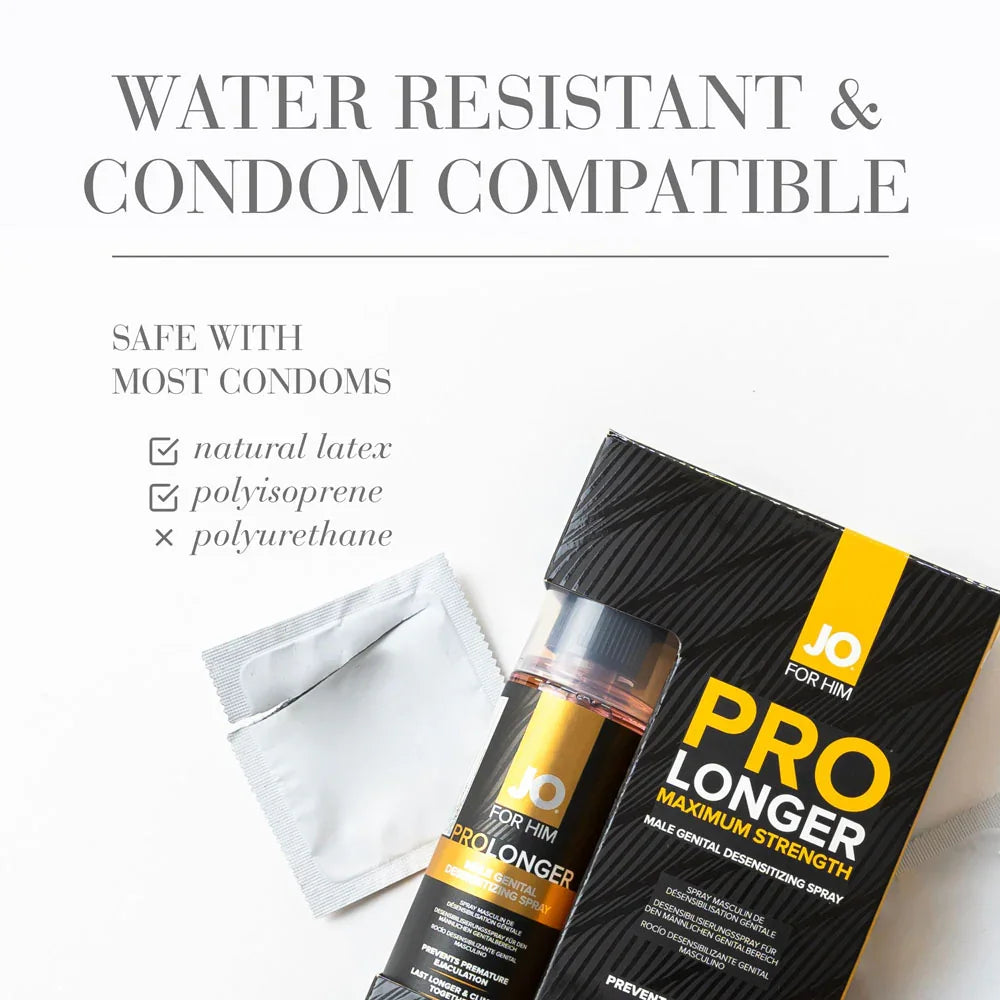 JO Prolonger Spray - 60 mL - Desensitising Spray for Men - 60 ml Spray Bottle - Take A Peek
