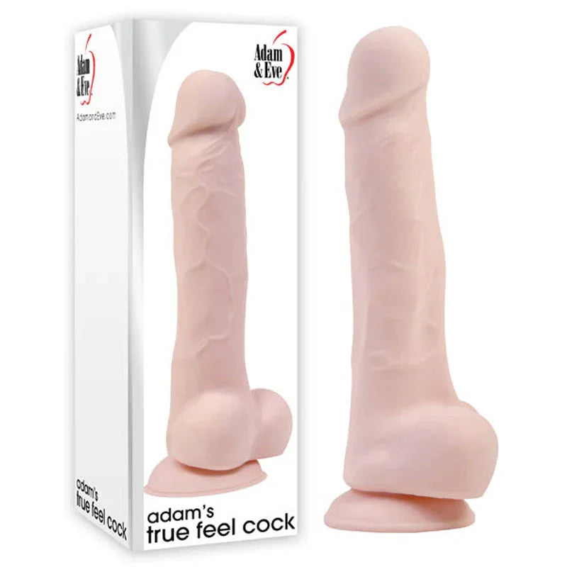 Adam & Eve Adam's True Feel Cock - 17.8 cm (7'') Dong - Take A Peek