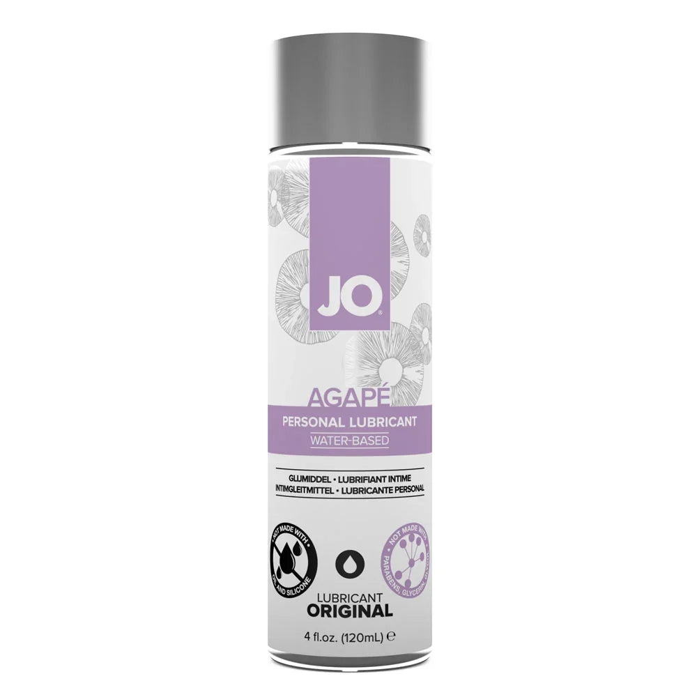 JO Agape Original Lube - 120 mL - Water Based Lubricant for Sensitive Skin - 120 ml Bottle - Take A Peek